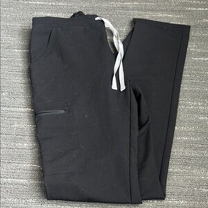 Black scrub pants